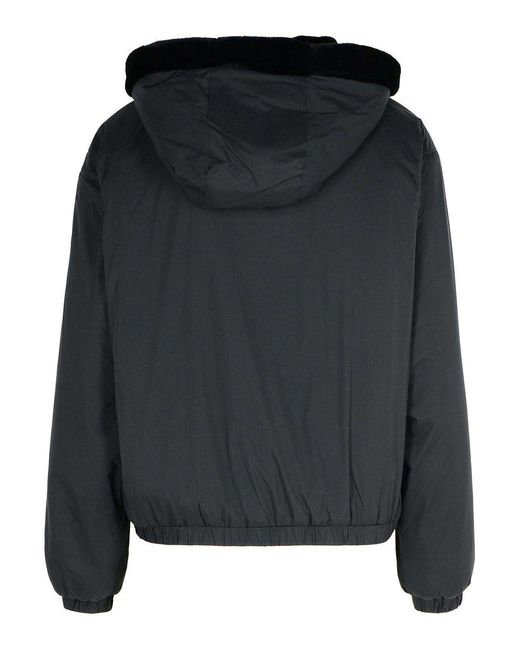 Moose Knuckles Black Reversible Down Puffer Jacket