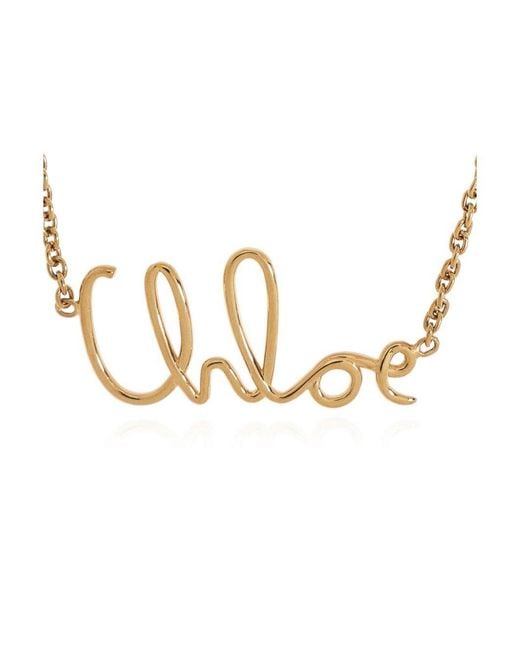 Chloé Metallic Choker Necklace