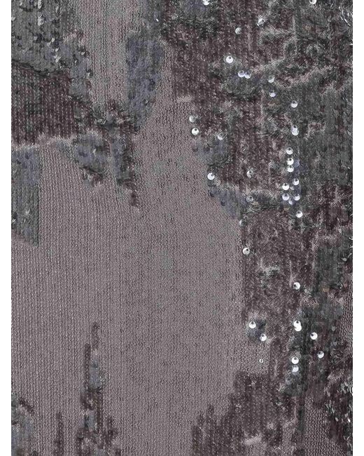 Patrizia Pepe Gray Long Dress