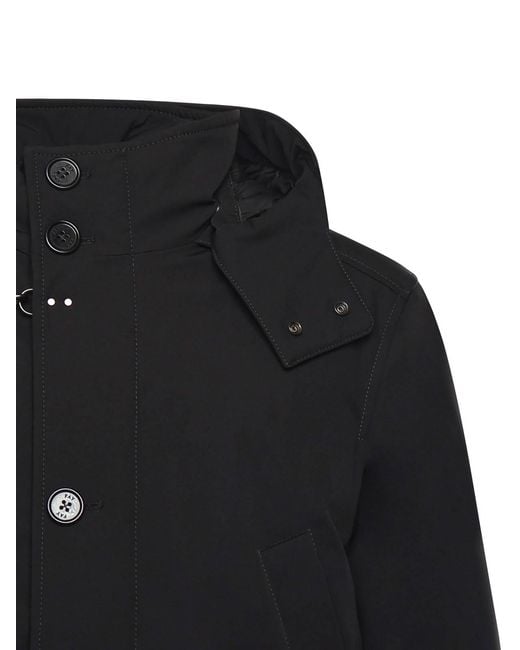 Fay Black Down Parka for men
