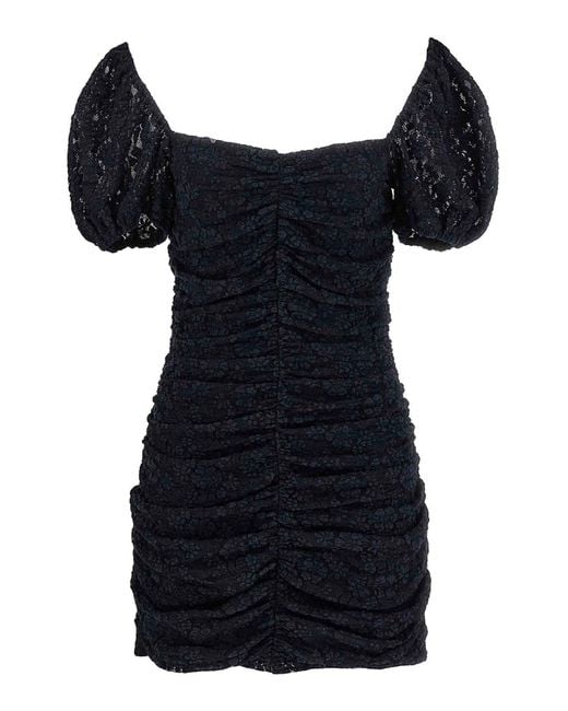 ROTATE BIRGER CHRISTENSEN Black Lace Dress