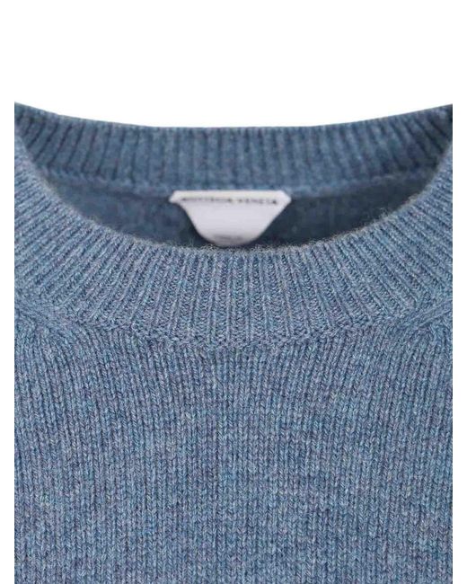 Bottega Veneta Blue Cashmere Sweater
