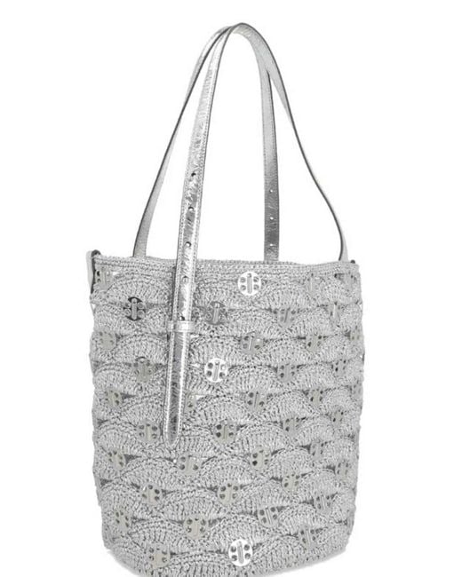 Borsa All'Uncinetto di Rabanne in White