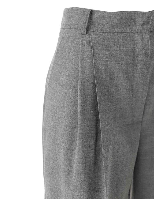 Vivetta Gray Light Wool Trouser