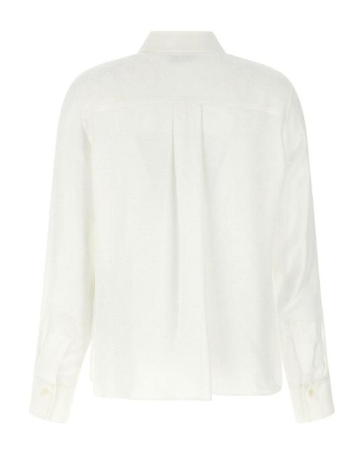 Camicia Monogramma di Ferragamo in White