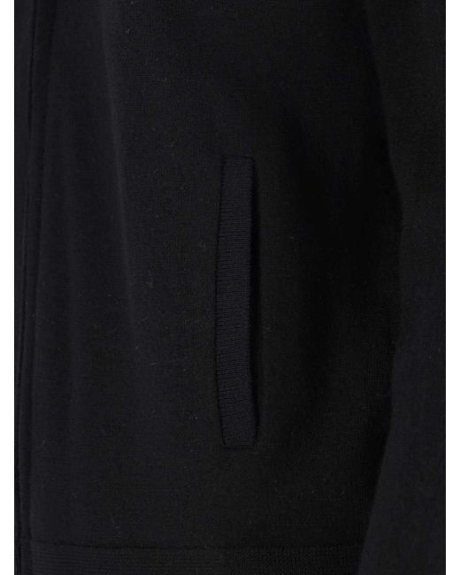 HODAKOVA Blue High Neck Zip Sweater