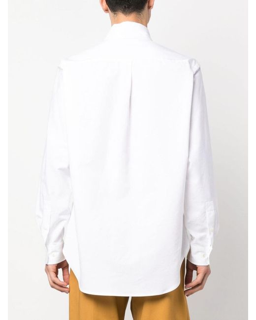Palm Angels White Formal Shirts for men