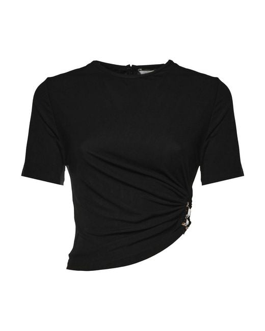 Christopher Esber Black Bezel Jersey T-Shirt