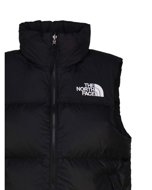The North Face Black Retro Nuptse Vest for men