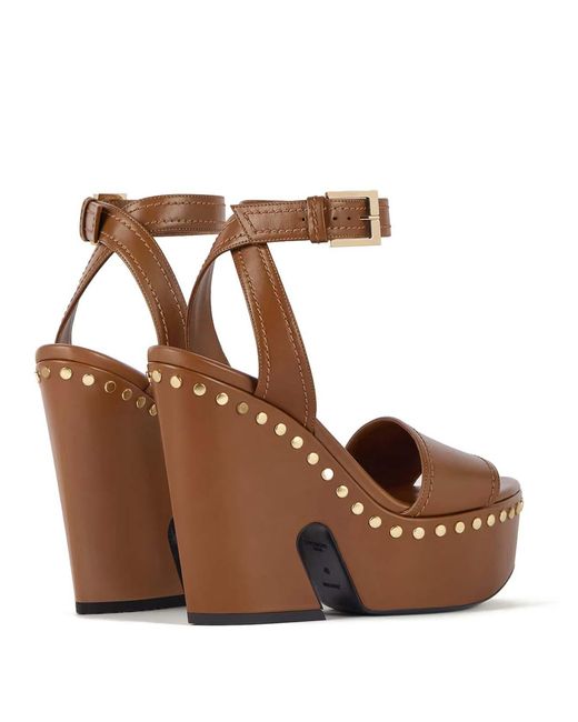 Givenchy Brown Clog Leather Platform S