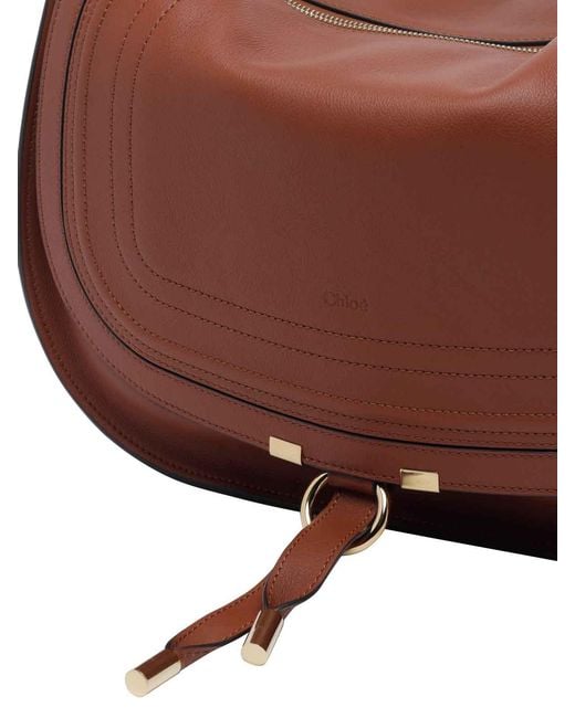Chloé Brown Marcie Shoulder Bag