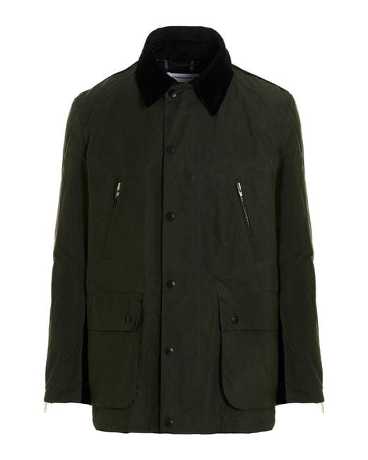 Department 5 Black Wax Cotton Jacket for men