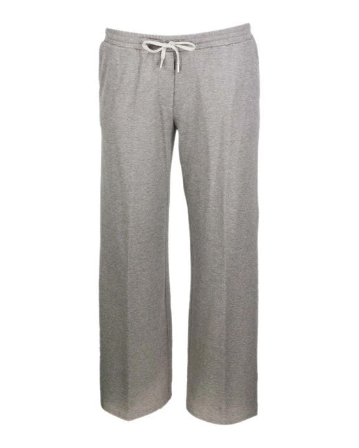Barba Napoli Gray Trousers