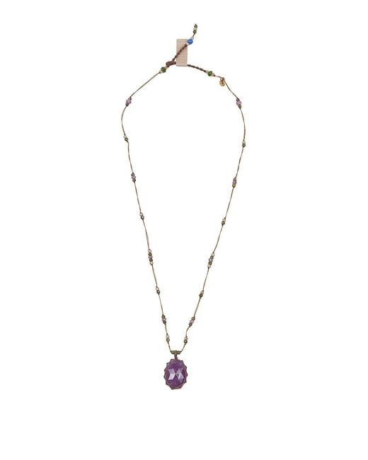 Sharing White Short Pendant Necklace
