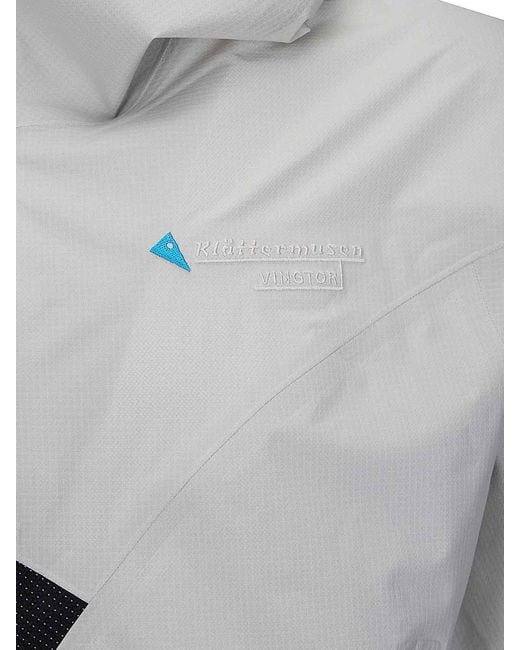 Klattermusen Gray Vingtor Hood Jacket Ms for men