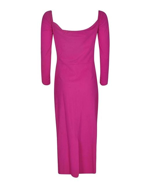 La Petite Robe Di Chiara Boni Pink Midi Dresses