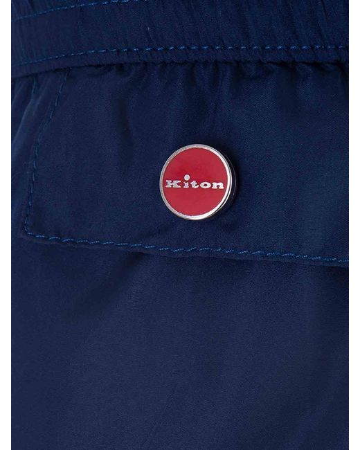 Kiton Blue Swimsuit for men