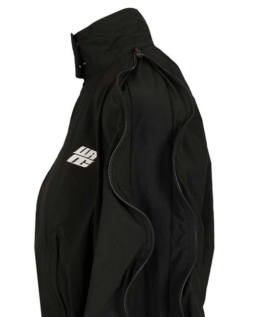Alexander Wang Black Oversized Tracksuit Jacket