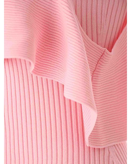 Moschino Pink Rouche Dress