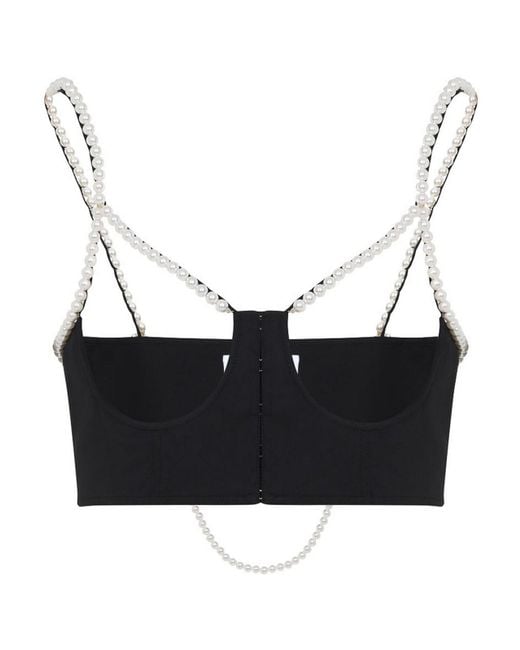 Moschino Black Sleeveless Tops
