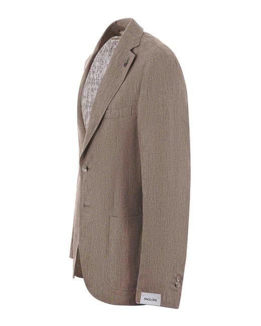 Paoloni Brown Jacket for men