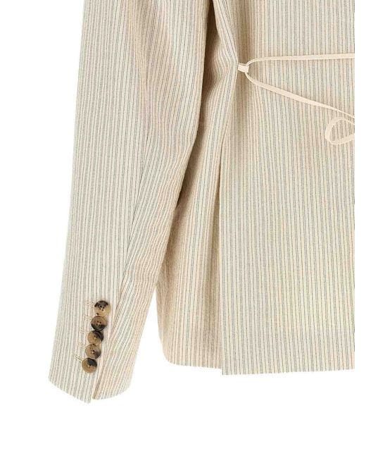 Dries Van Noten Natural Bosea Bis Blazer