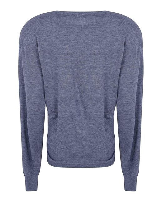 Magda Butrym Blue Knitwear Longsleeve