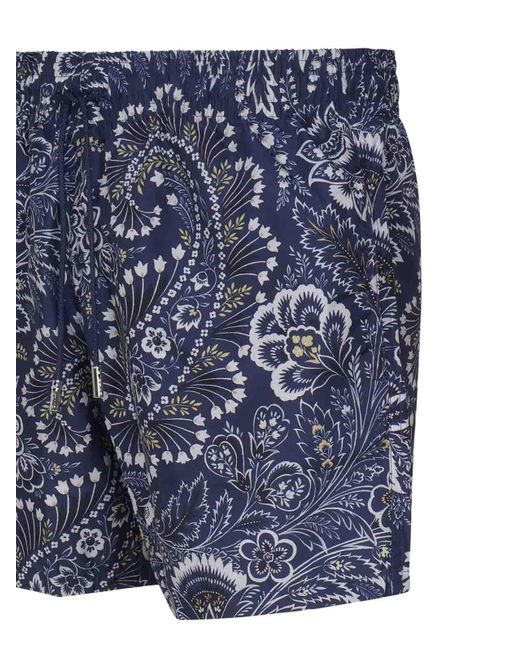 Etro Blue Costume With Paisley Design for men