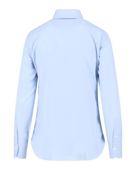 Finamore 1925 Blue Classic Shirt