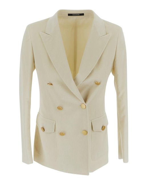 Tagliatore Natural Jacket With Long Sleeves