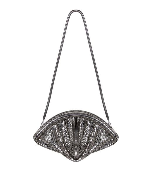 Rabanne White Clutch