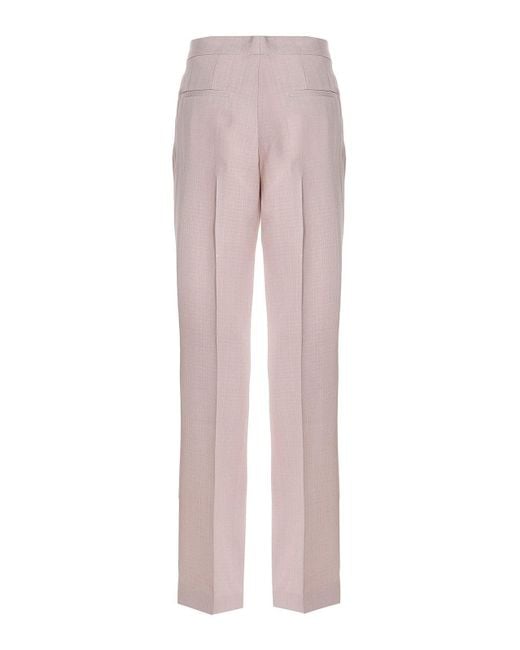 Jil Sander Pink Tailored Pants