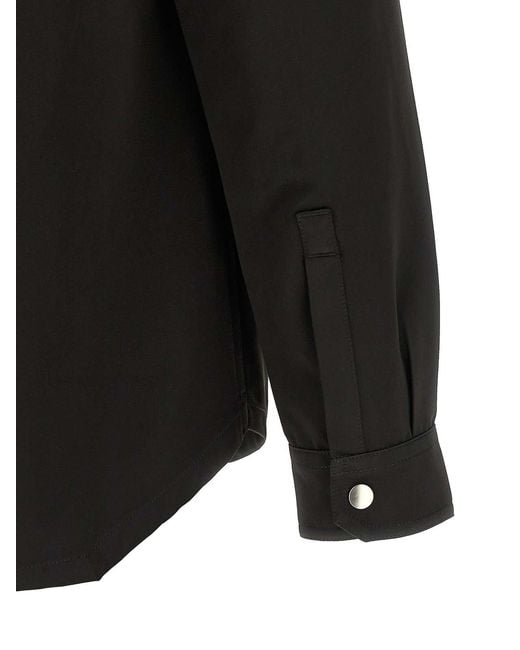 Rick Owens Black Outershirt Shirt for men