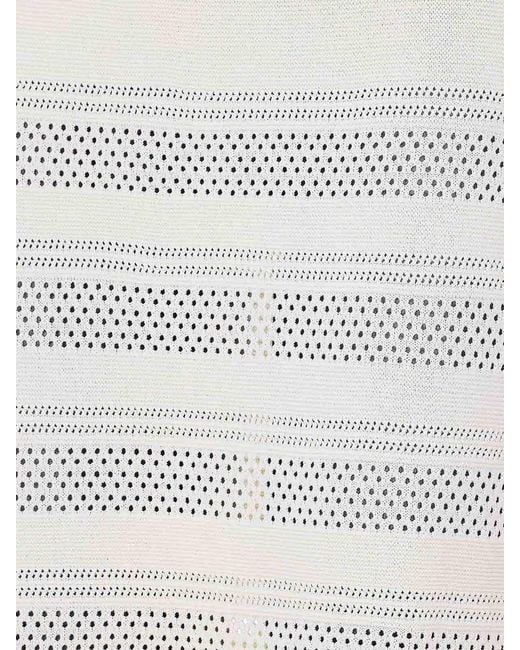 Twinset Natural Cream Knitted Skirt