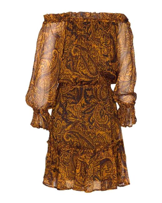 Pinko Women's Brown Sacher Dress