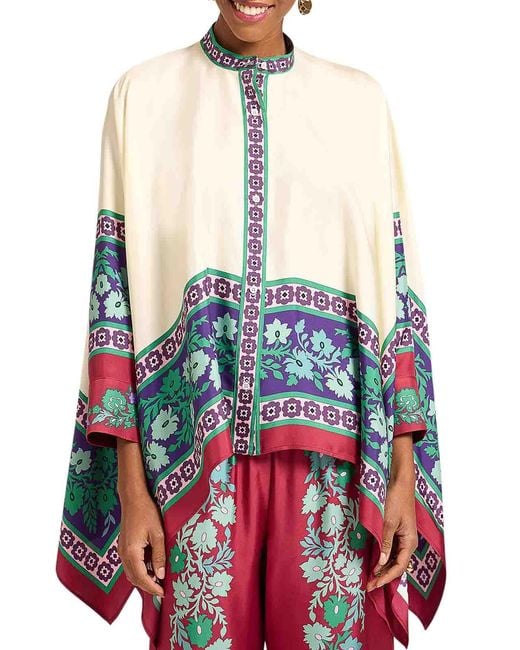 LaDoubleJ White Silk Scarf Shirt