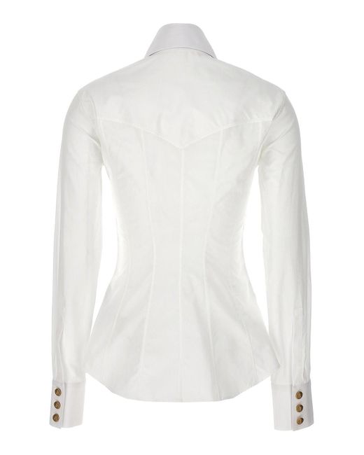 Balmain White Cotton Shirt