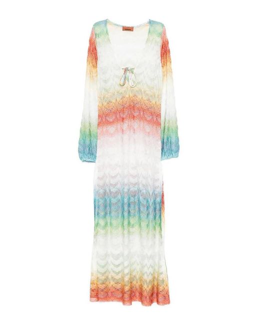 Missoni White Long Cover-Up