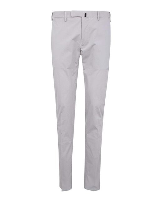 Incotex Gray Classic Chino Trousers for men