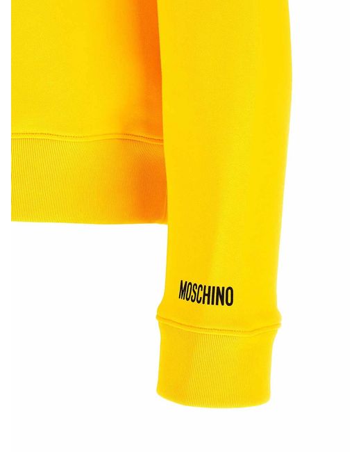 Moschino Yellow 'Smileyâ' Hoodie for men