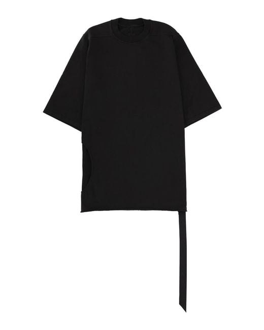 Rick Owens Black Subhuman Jumbo T-Shirt for men