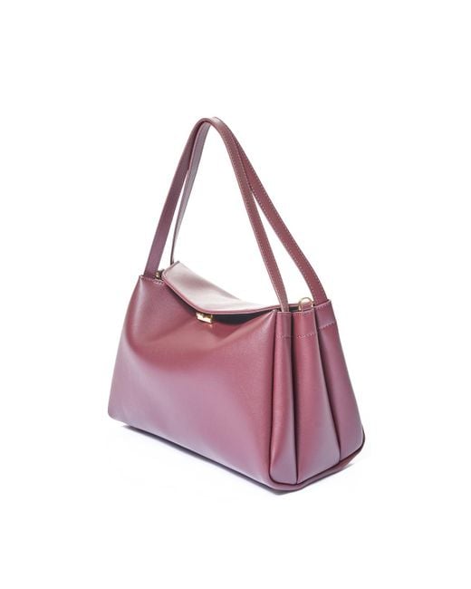 THEMOIRÈ Purple Eudora Leather Bag