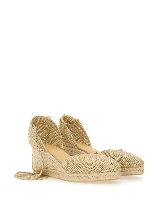 Castaner Metallic Espadrille Cora