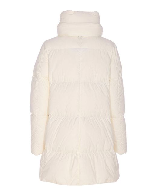 Herno White A-Shape Down Jacket