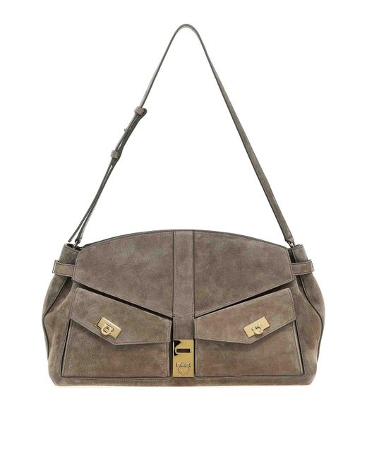 ショルダーバッグ・ポシェット FERRAGAMO 'Hug multipocket (L)' crossbody bag Multipocket Hug crossbody bag - Women | Ferragamo