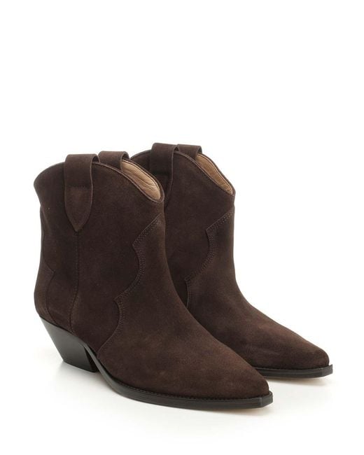 Isabel Marant Brown Cowboy Boots