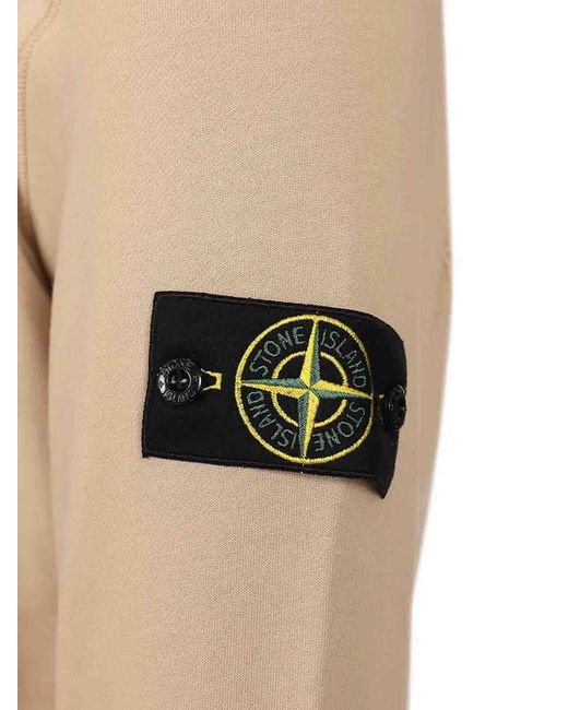 Stone Island Natural Organic Cotton Sweatshirt for men