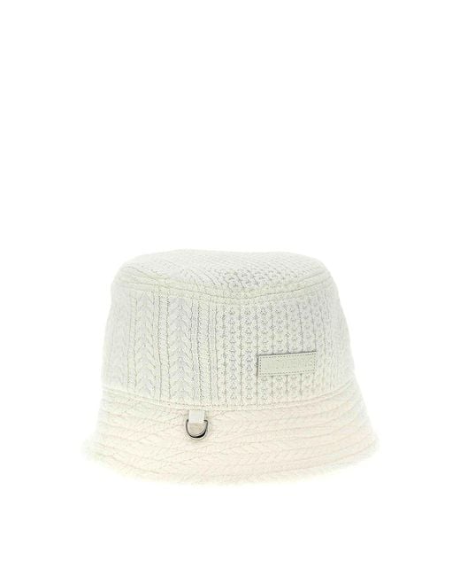 Jacquemus White Bucket Hat