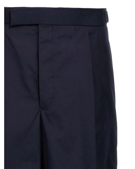 Thom Browne Blue Casual Trousers for men
