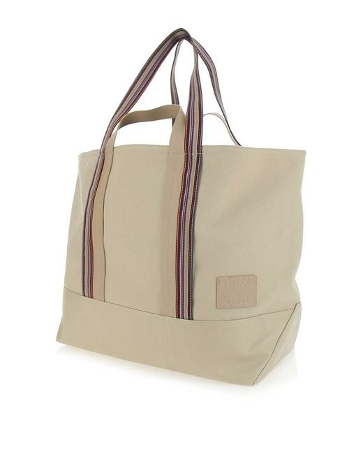 Paul Smith Natural Shopping Canvas Handles Riga Paul for men